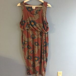 ASOS maternity retro floral midi dress